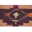 Tapis à motif géométrique de teinture végétale oriental 8 x 10