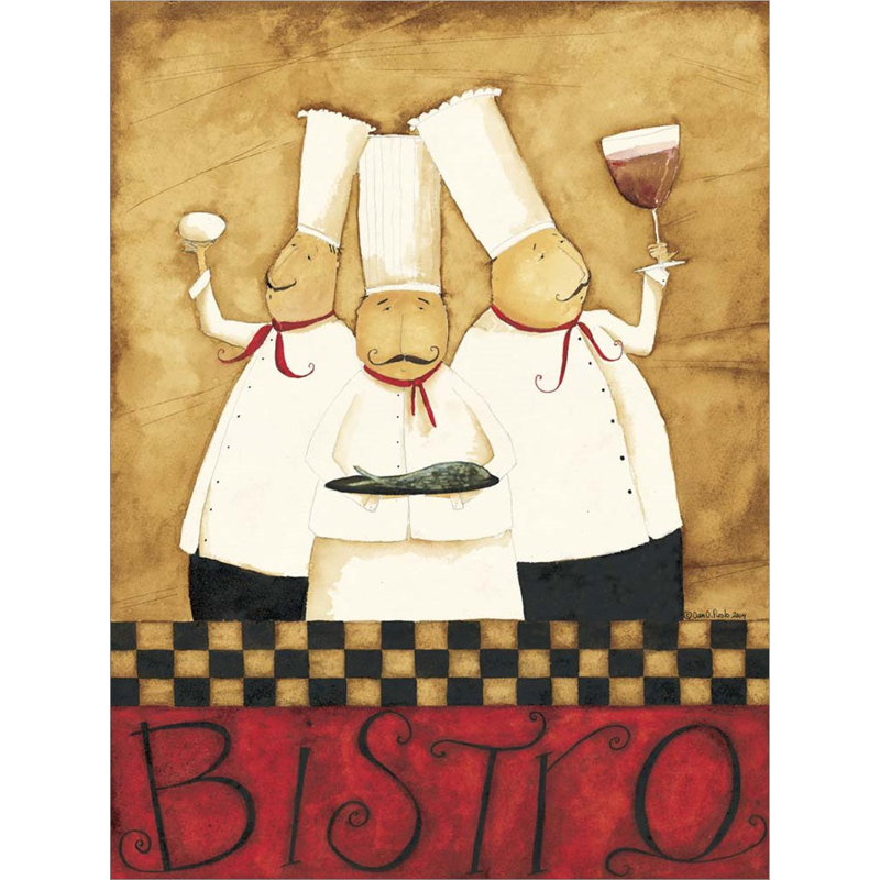 «Happy Chefs» par Dan Dipaolo - impression sur toile tendue