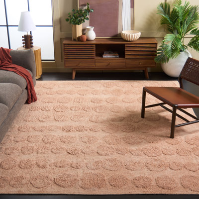Easy Care 227 Hand Tufted Recycled Cotton Machine Washable Geometric Shapes Indoor Use Only Rug