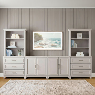 Ensemble d'armoire basse modulaire 6 pièces Martha Stewart Lily Pond
