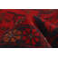 Tapis de zone en laine rouge 3 pi 2 po x 4 pi 10 po à main one-of-kind-noué la 2010 esari turque Allaina
