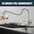 Stainless Steel Kitchen Faucet With Pull-Down Sprayer, High Arc Single Handle, Suitable For 1 Or 3 Holes.-113335889