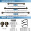 Divya Polyresin Adjustable 84'' to 120'' 1'' Single Curtain Rod-1014726162-1014726164