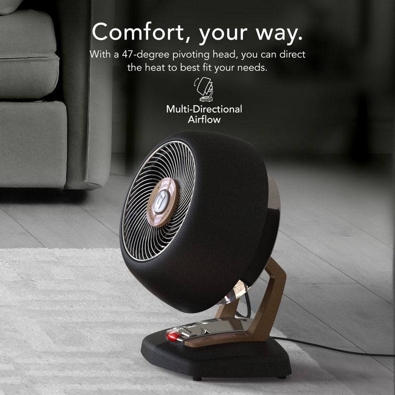 Timeless Vheat Vintage Space Heater, Gunmetal
