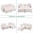 Ariaha 84.6'' Oversized Modular Combo Sofa with Ottoman-102155980