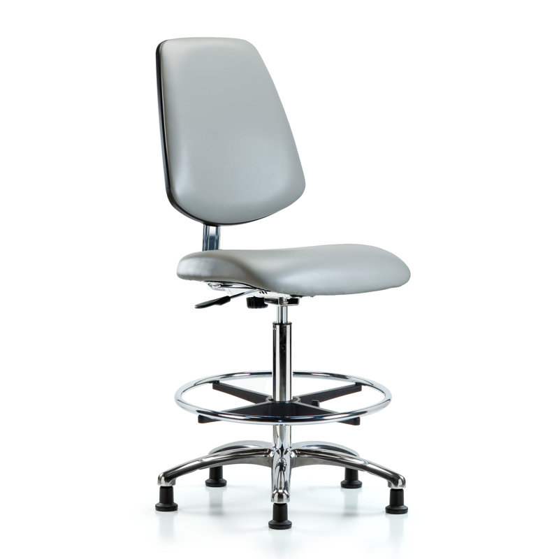 Chaise de dessin Kendal, Colombe, Patins