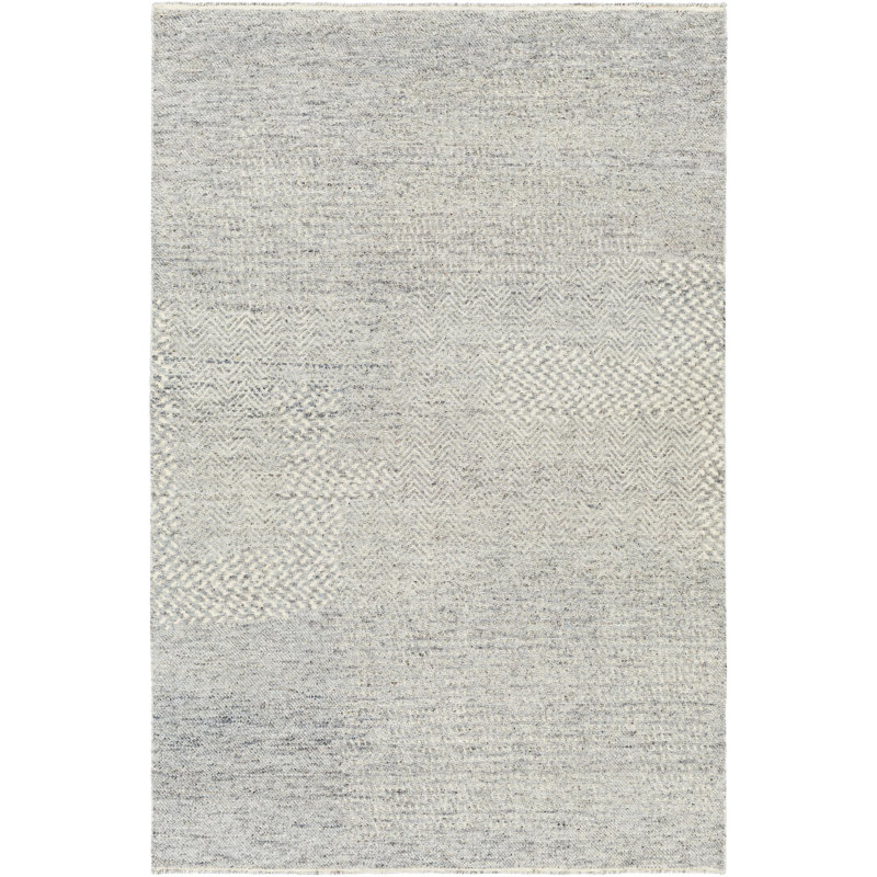 Cliffes Hand Knotted Area Rug, Rectangle 6' x 9'