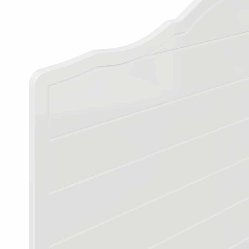 Headboard, Gloss White, European Toddler (80 x 160 cm)
