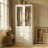 Mercer41 2-Door 3-Drawer Wood and Glass Armoire