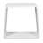 18.5'' W Solid Surface Resin Shower Bench-95354809