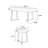 Burlywood Solid Wood Oval Coffee Table Sets