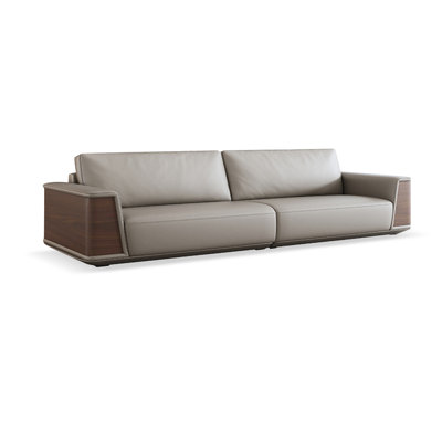 Picture color Genuine Leather Modular Sofa