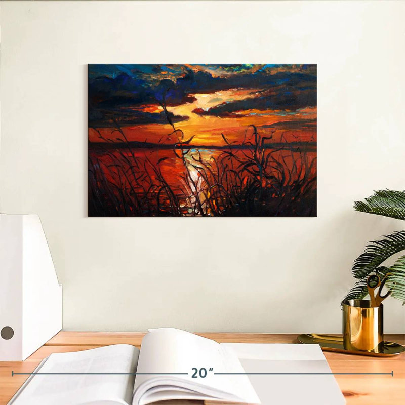 Gillard Dark Sunset, 8" H x 12" W