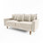 Stelly 70'' Velevt Square Arm Sofa-1173042801