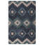Tapis bleu en laine touffeté à la main Doretta-1312382299