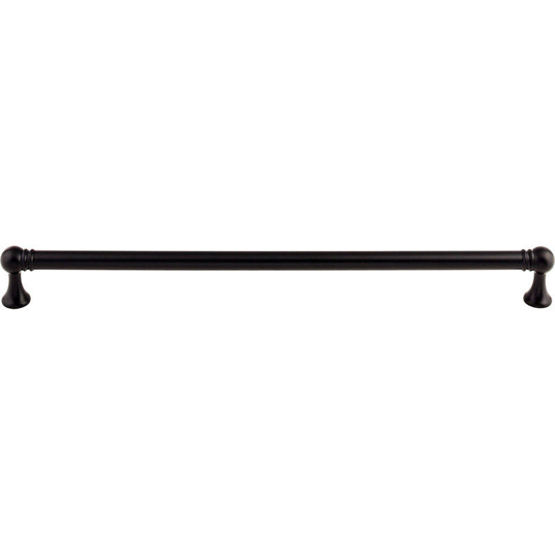 Kara Bar Pull, Black, 12"