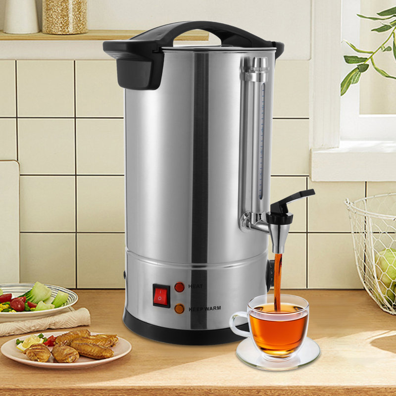 50-Cup Stainless Steel Coffee Urn & Hot Beverage Dispenser