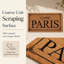 Tapis de porte Shelter Coconut imprimé I Love Paris 24 x 13