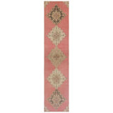 Vintage Turkish Village Rugs One-of-a-Kind Runner 2'6" X 10'10" Area Rug