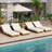 Outdoor Chaise Lounge Chair With 6-Position Adjustable Backrest,Acacia Solid Wood-1557131363