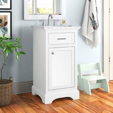 Andover Mills™ Rossi 48'' Single Bathroom Vanity with Marble Top & Reviews