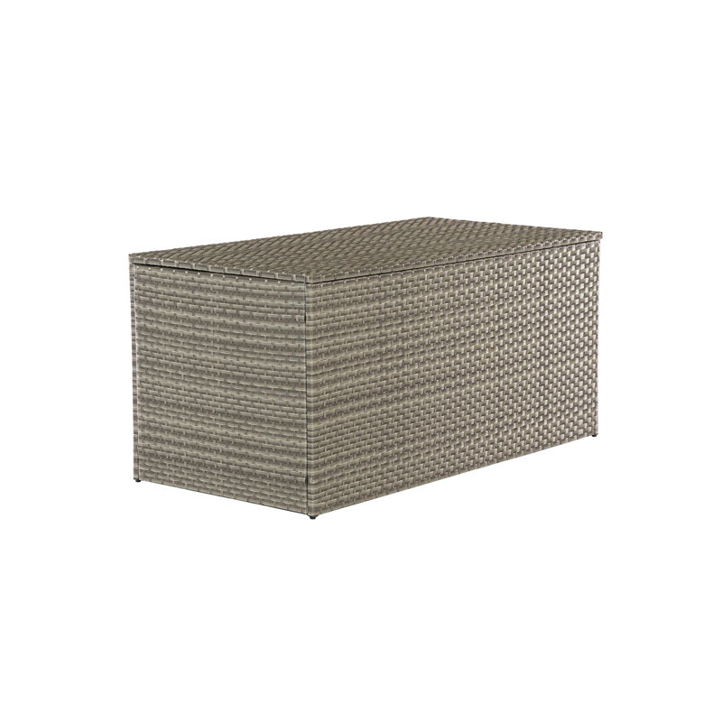 Brayden Studio 149cm W 790L Water Resistant Polypropylene Deck Box in Grey