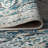 Caspar Diamond Vintage Medallion Indigo Blue/Ivory Rug-1198634011