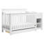 Lit de bébé convertible 4-en-1 et table à langer avec rangement Piedmont-1004651436