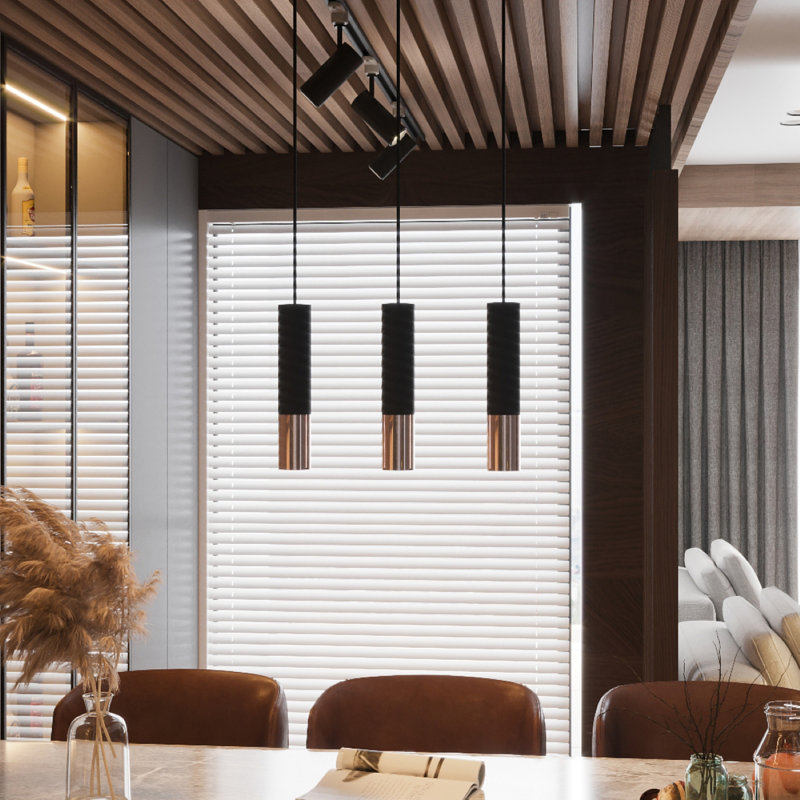 Alira Flush Mounted Sconce, Black/Copper