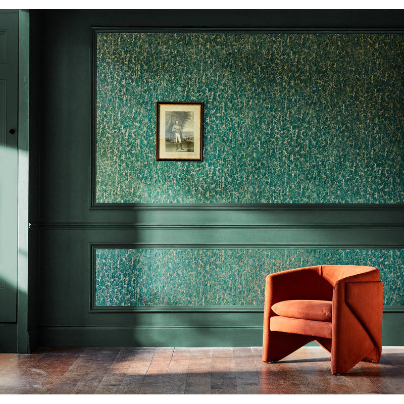 Moresque Glaze Wallpaper, Huntsmans Green