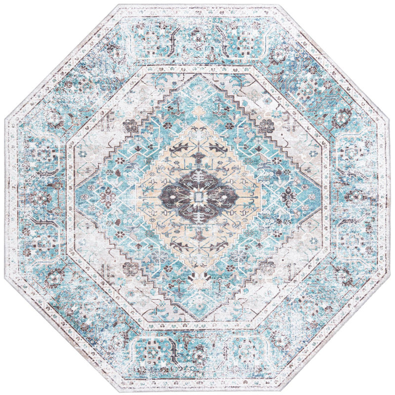 Oriello Oriental Indoor Rug, Octagon 7'10"