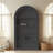 French Cream-style Arched Display Cabinet-113398432