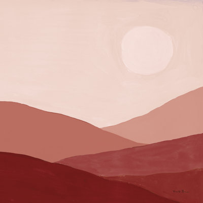 «Warm Desert Landscape I» par Farida Zaman - reproduction