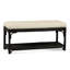 Summer Retreat Wicker Shelf Storage Bench-71425137-86505846