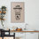 «Life Happens Coffee Helps», estampe numérique, conception de JJ Design House LLC