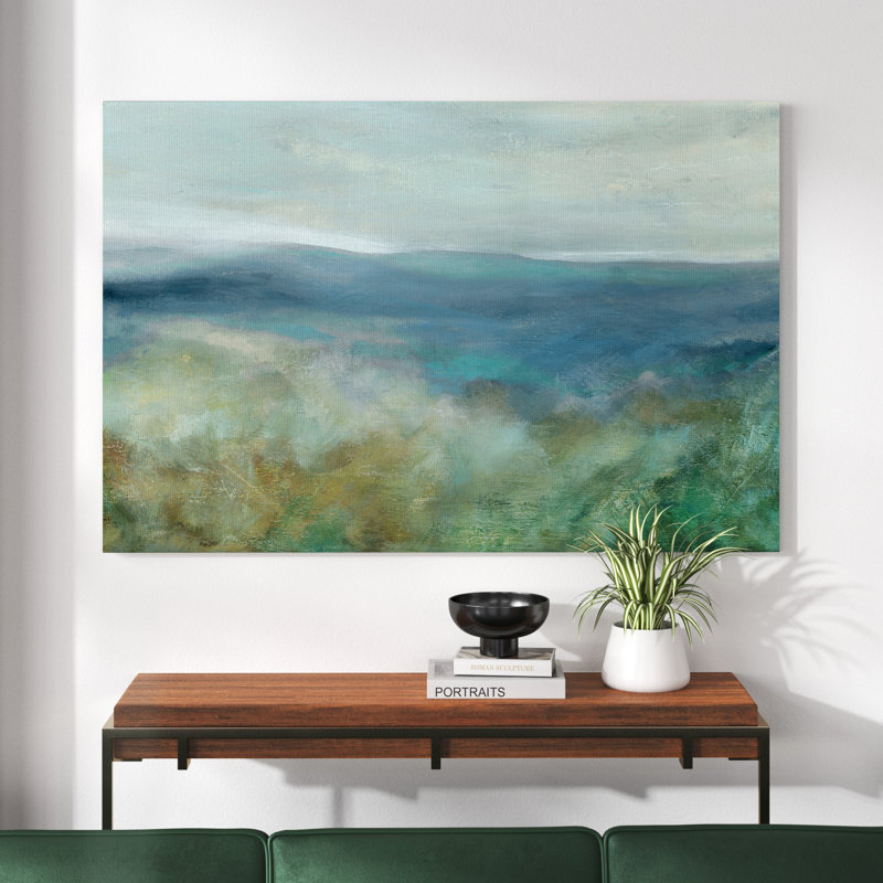 «Blue Mountain Overview», reproduction d'art sur toile tendue, H 60 po x l 40 po x P 1 po