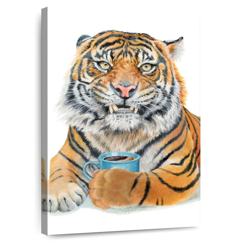 Brampt Too Early Tiger, 36" H x 24" W