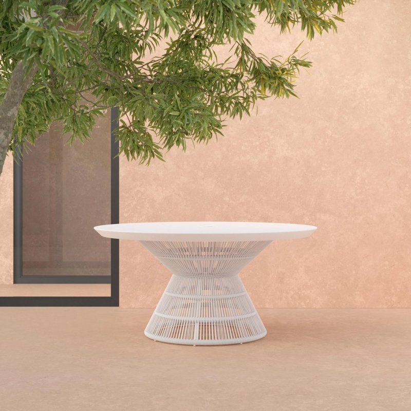 Captiva Dining Table Bronze, White, White