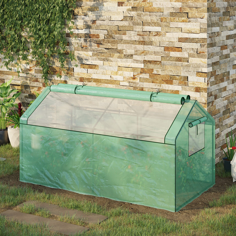 Aashirya 6 Ft W x 3 Ft D Lean-to Greenhouse