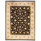 Hand Woven Silk and Wool Oriental Area Rug