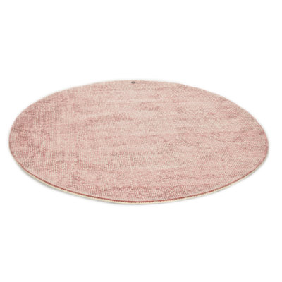 Round Hand Woven 140cm X 140cm Area Rug