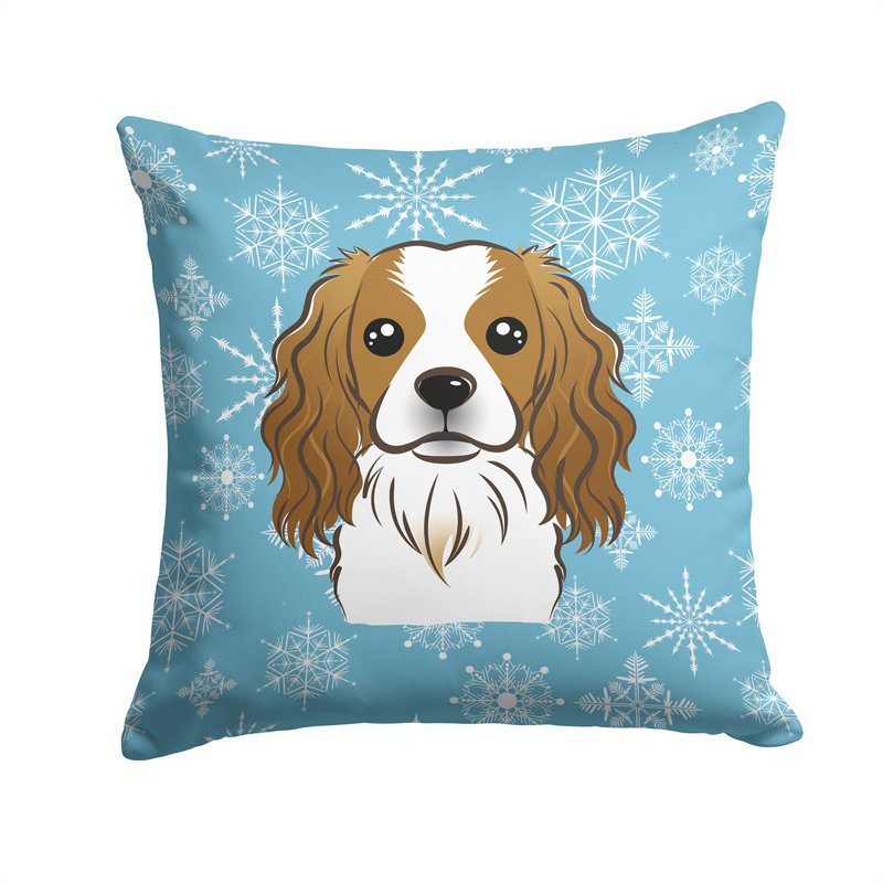  Coussin Snowflake Cavalier Spaniel