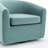 Richard  Upholstered Velvet Swivel Barrel Chair-1165934507
