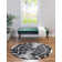 Tapis ikat gris Mitzy