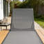 CHAISE WATERLOO CHAISE AVEC TABLE LATÉRALE EN BOIS FIXE