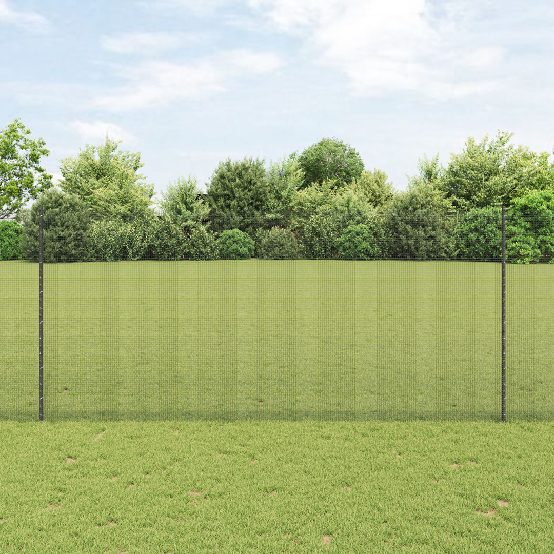 140cm H x 1000cm W Metal Border Fencing