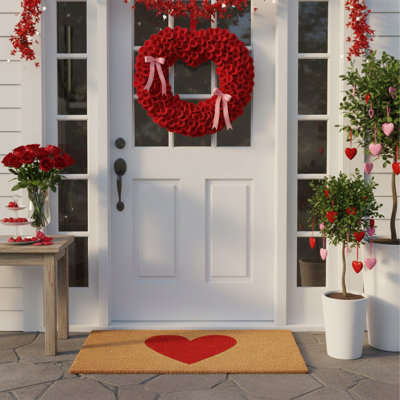 Grandwood Non-Slip Valentine's Day Outdoor Doormat