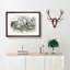 Crane, Stork, Egret & Heron by Oliver Goldsmith - Picture Frame Painting Print on MDF-55490286-55490287