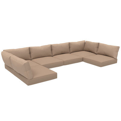 Outdoor CoverRite Foam Seat and Polyfill Back Cushion Set, 5? Thick Foam, UV Proof Patio Furniture by Hokku Designs