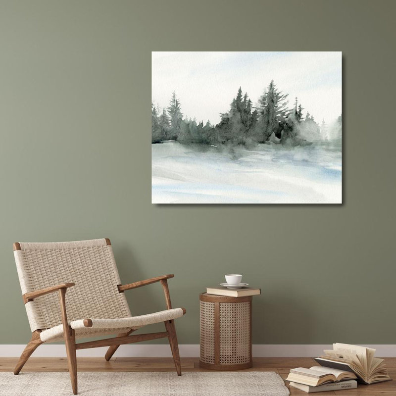 «Red Barrel Studio® Parker, Jennifer Paxton Gallery, art sur toile tendue: Evergreen in the Distance II, H 28 po x l 34 po